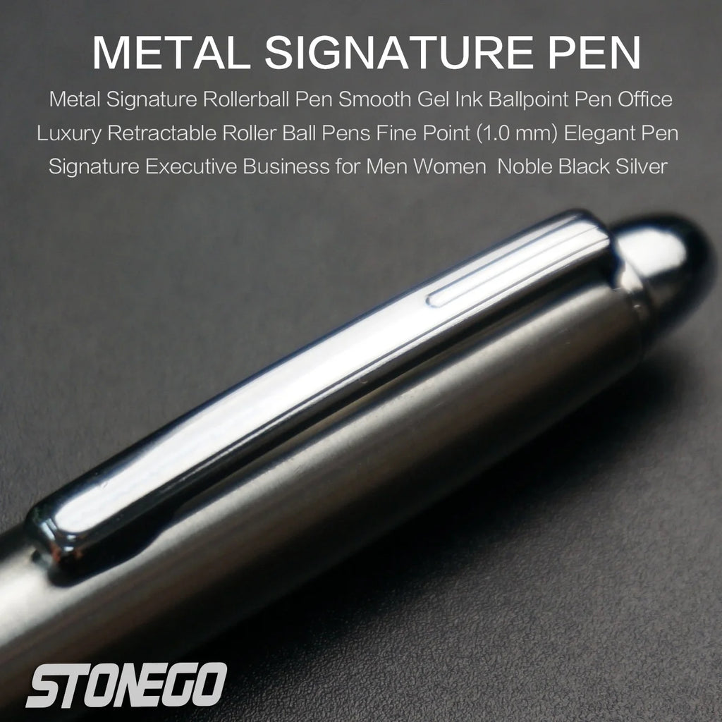 Penna a sfera retrattile in acciaio inox – Scrittura fluida e design elegante