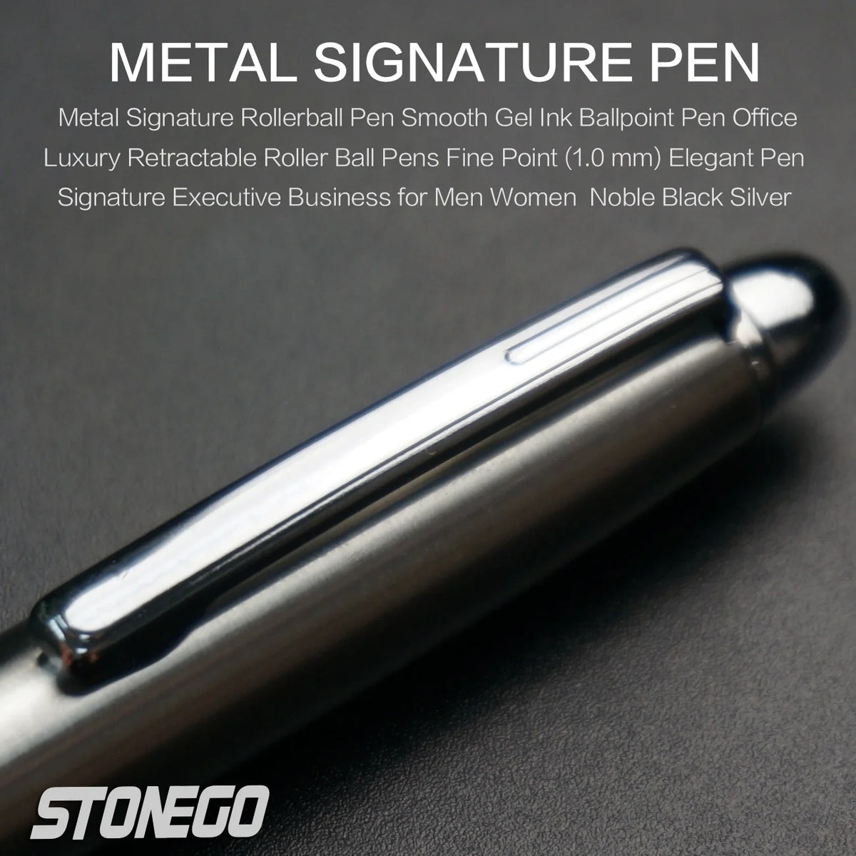 Penna a sfera retrattile in acciaio inox – Scrittura fluida e design elegante