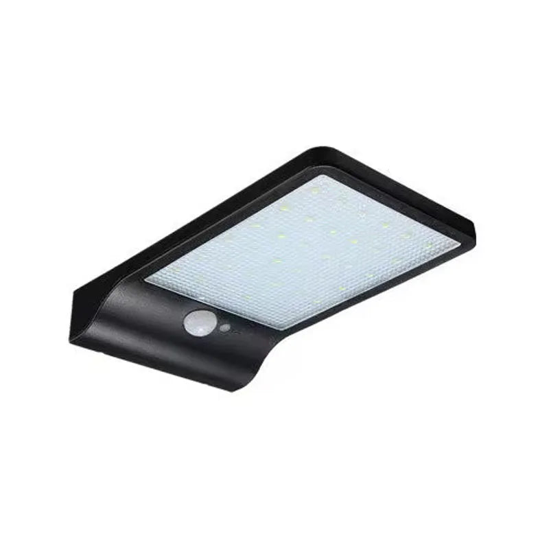 Lampada solare a LED 48x, sensore PIR, dimmerabile, con supporto e telecomando
