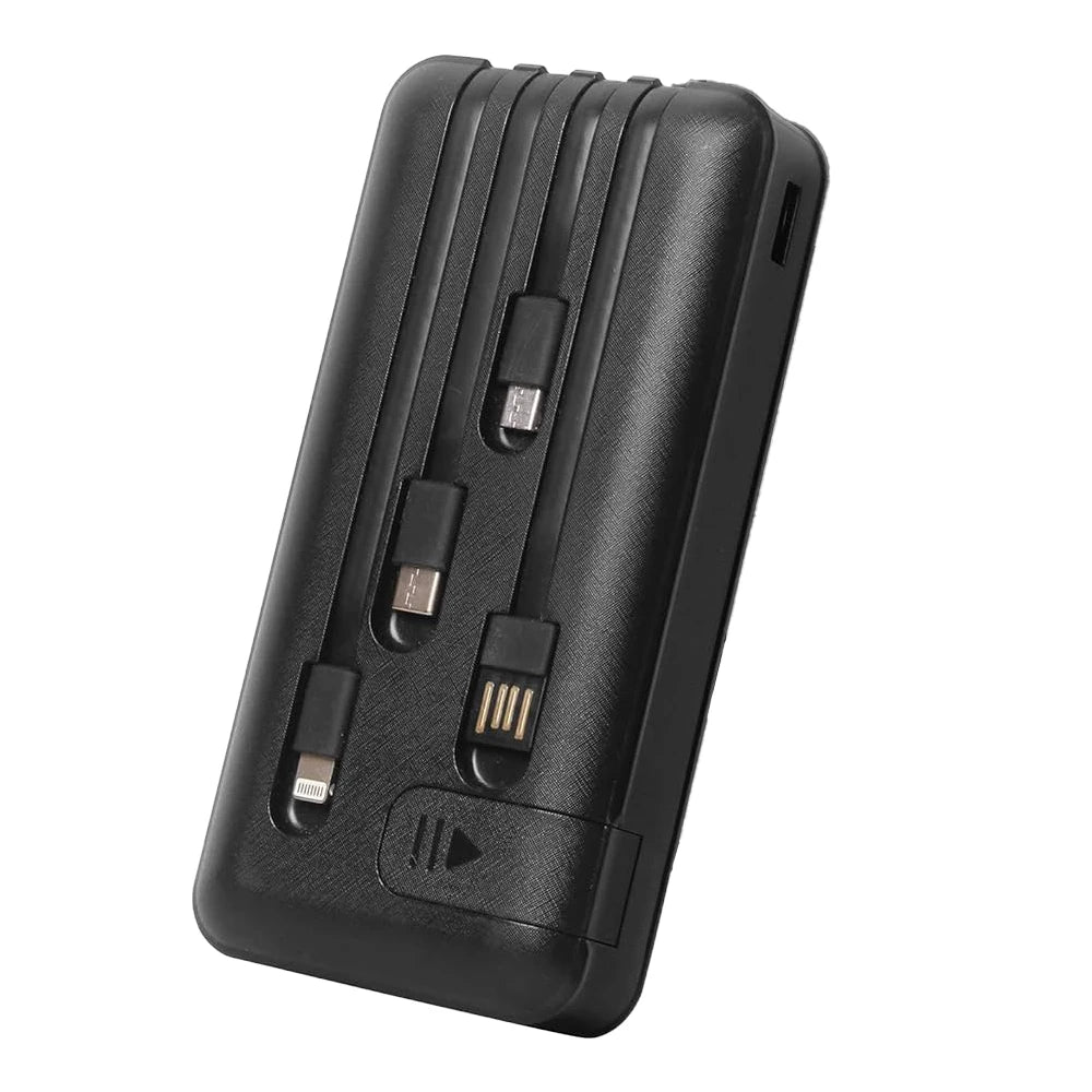Power Bank 20000 mAh con Cavi Integrati, Display LED e Mini Supporto per…