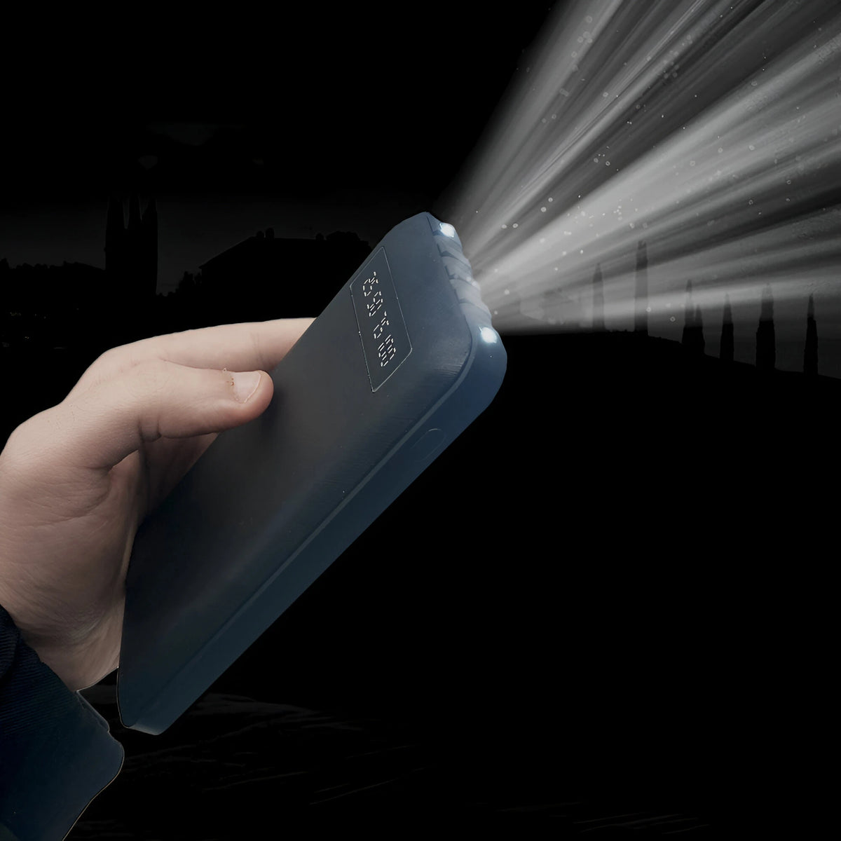 Power Bank 20000 mAh con Cavi Integrati, Display LED e Mini Supporto per…