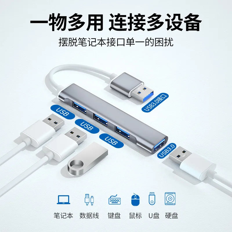 USB C HUB Type C Splitter Thunderbolt 3 Docking Station Laptop Adapter With For Macbook Air M1 iPad Pro RJ45 HDMI