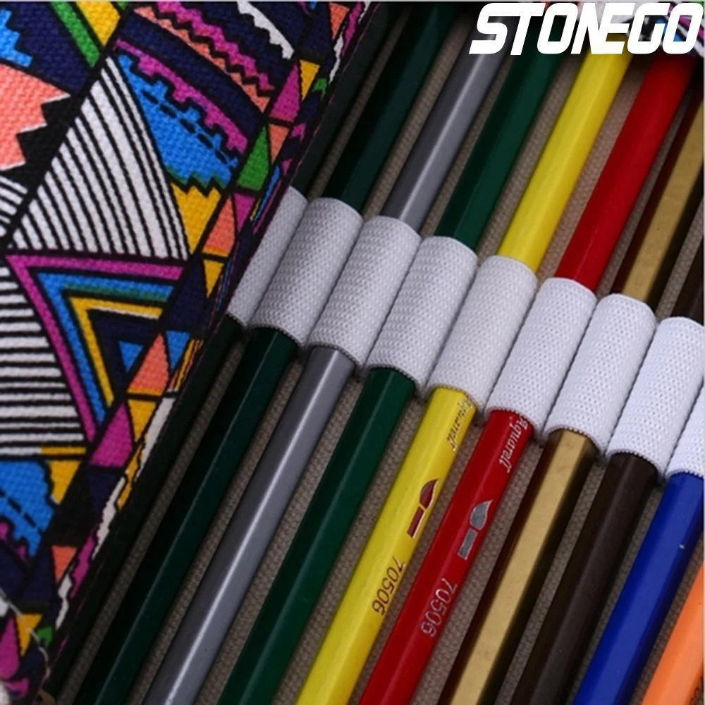 Borsa porta matite in tela con 48/72 fori, design rotolabile e salvaspazio