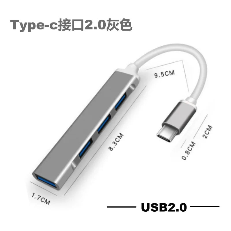 USB C HUB Type C Splitter Thunderbolt 3 Docking Station Laptop Adapter With For Macbook Air M1 iPad Pro RJ45 HDMI
