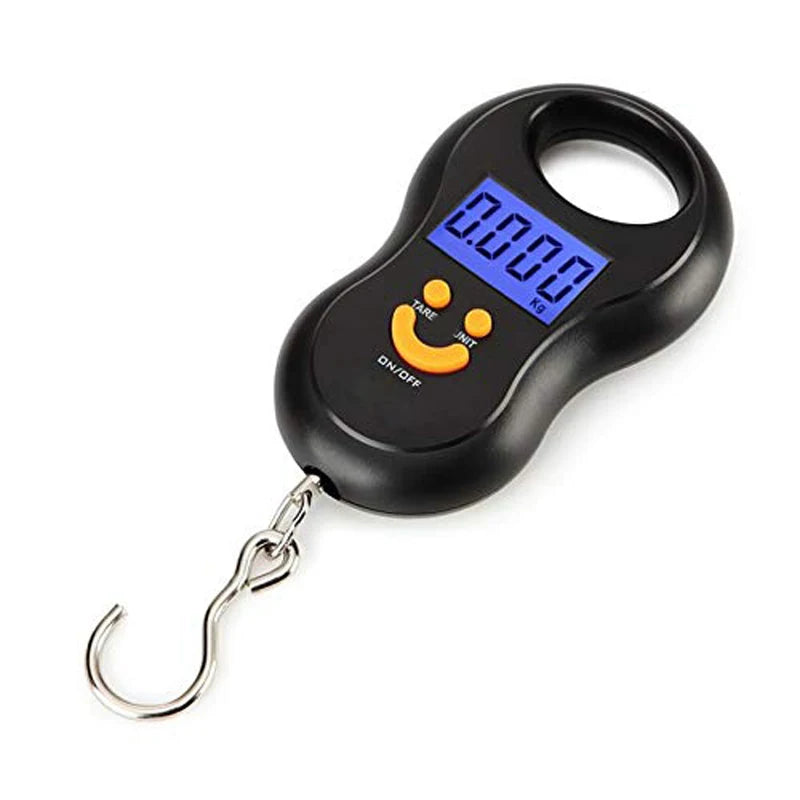 Bilancia digitale da sospensione 50 kg con display LCD retroilluminato