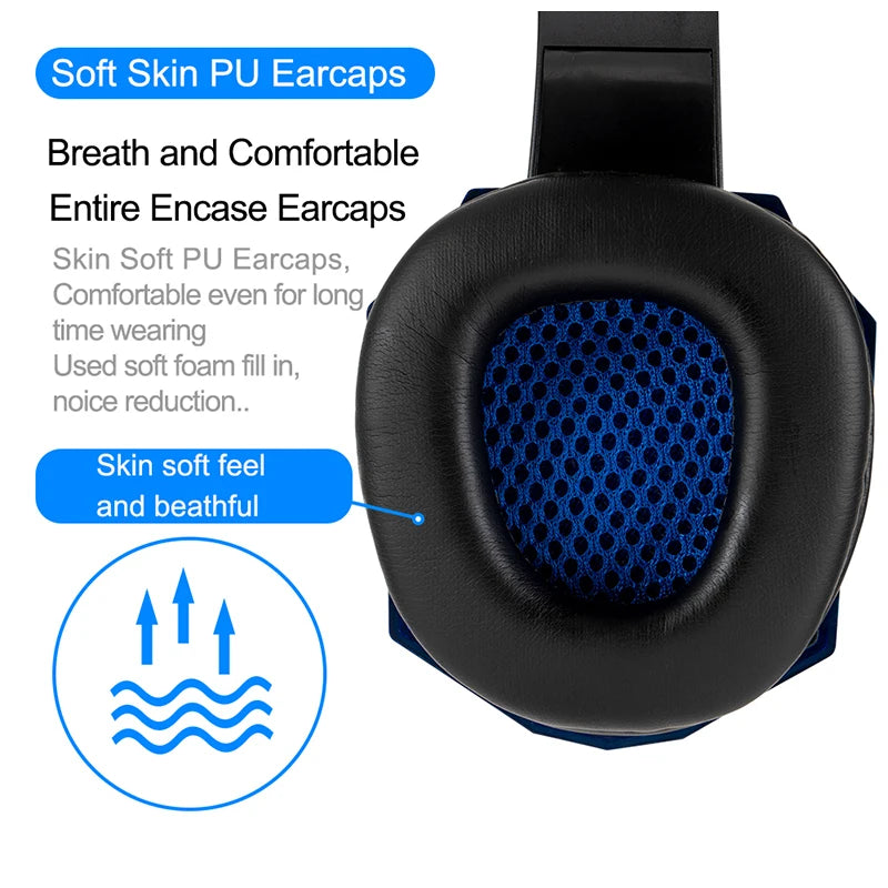 Cuffie da gioco cablate con LED, microfono retrattile e ANC