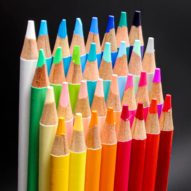 NYNOI 24/36/48/72/120 Colored pencil Set Professional Oil 3.7mm Refill Tin box Graffiti Drawing pencils For School Supplies
