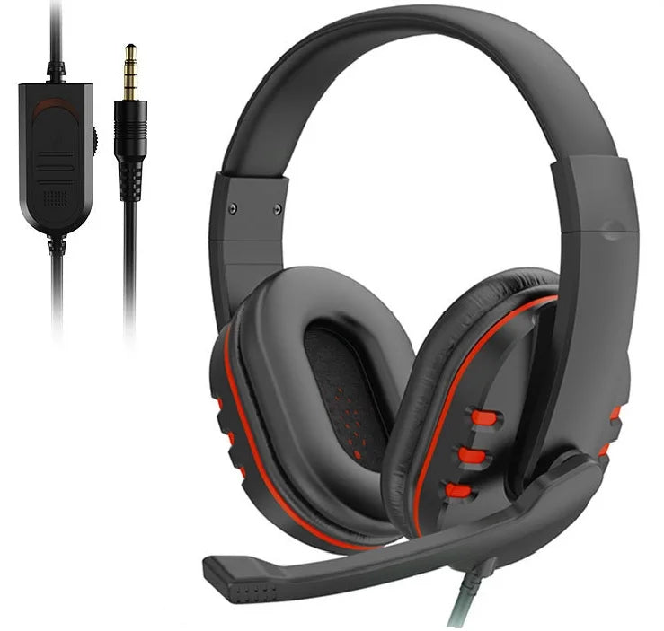 Cuffie Gaming Cablate 3.5mm con Microfono per PS4, PC e Smartphone