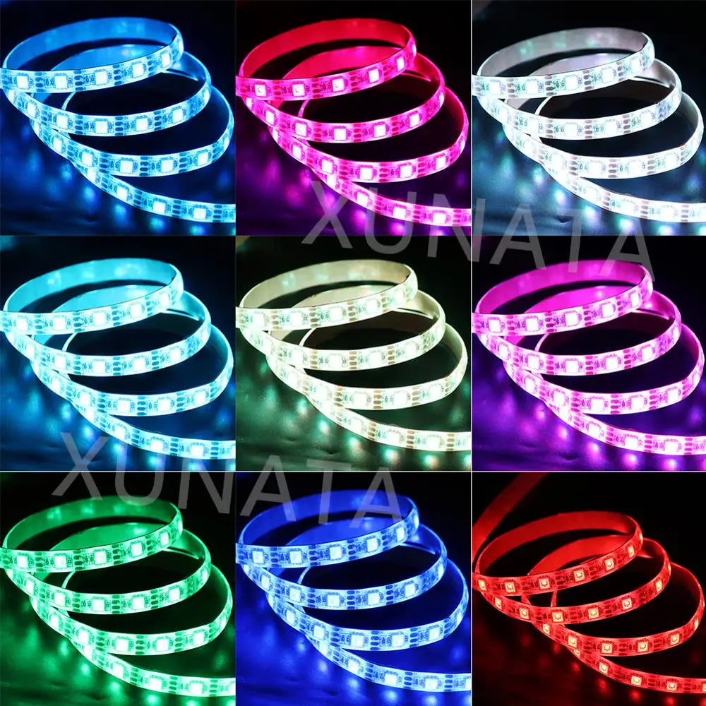 Striscia LED RGB 5V USB, 16 colori, telecomando, impermeabile