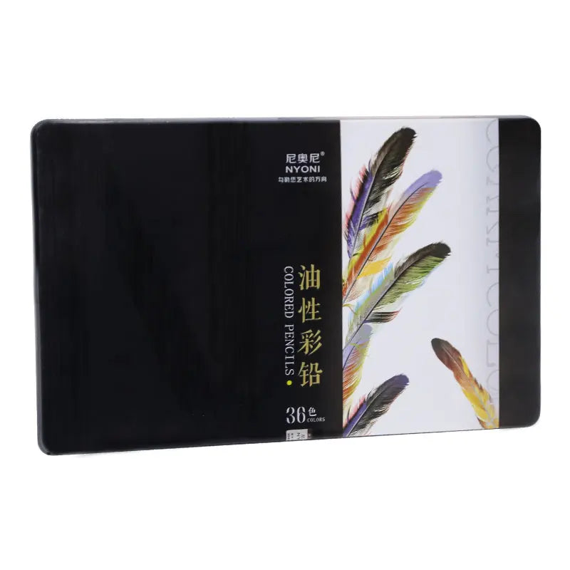 NYNOI 24/36/48/72/120 Colored pencil Set Professional Oil 3.7mm Refill Tin box Graffiti Drawing pencils For School Supplies
