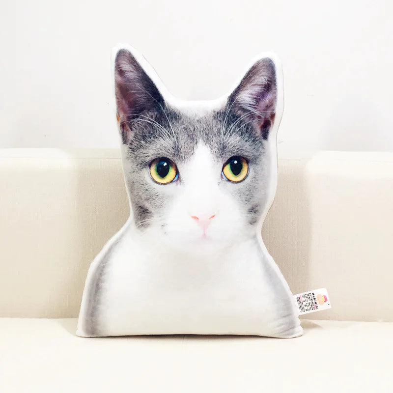 Cuscino Personalizzato con Foto per Animali – Peluche per Sofa, Auto e Regalo