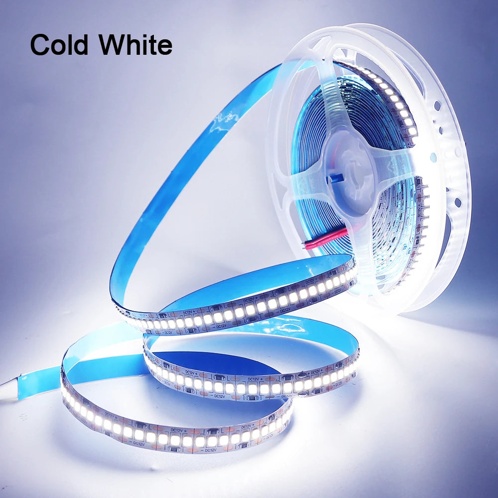 Striscia LED 2835 5 m 12 V, 240 LED/m, luce regolabile 2700‑6500 K