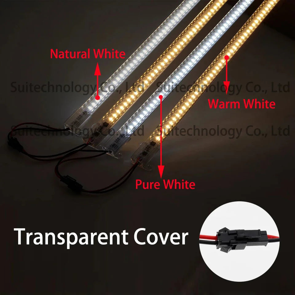 Striscia LED 20‑60 cm, 5 pezzi, AC 220 V, SMD2835, luce per vetrine e banconi