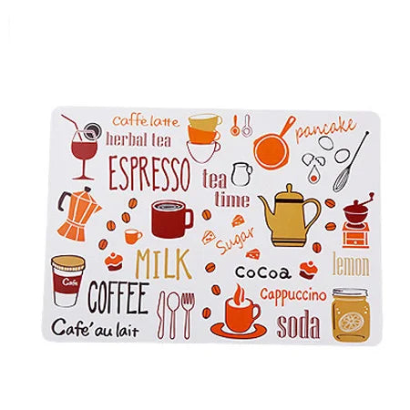 Set da 2 o 4 Tappetini da Tavola in PVC 40×28 cm – Design Moderno e Antiscivolo