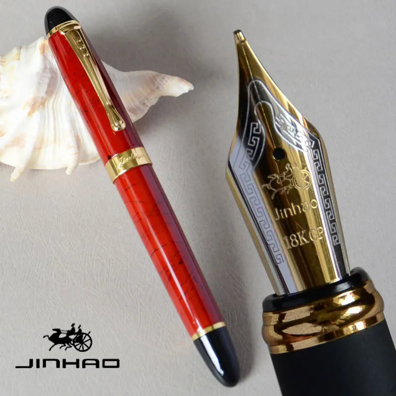 Plume Iraurita JINHAO X450 - Stylo-plume en métal 0,7 mm