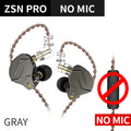 Auricolari in-ear Hi‑Fi Hybrid 1DA+1DD Bluetooth con microfono, design metallico