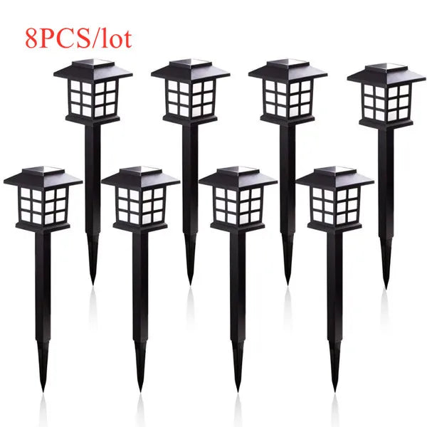 Luci Solari LED 2/6/8 Pezzi, Impermeabili e Dimmabili, per Sentieri e Patio