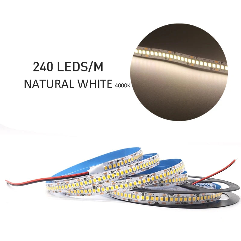 12v led strip smd 2835 1-5m warm white flexible tape light, 120/240 leds per m