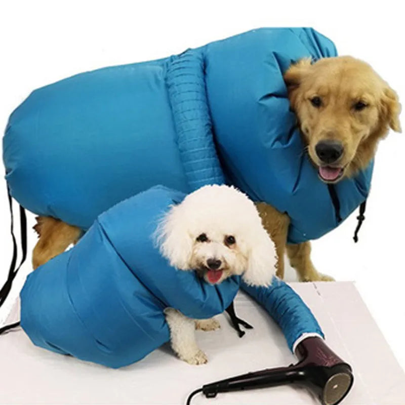 Sacchetto asciugatore portatile per animali, pieghevole, aria calda/fredda