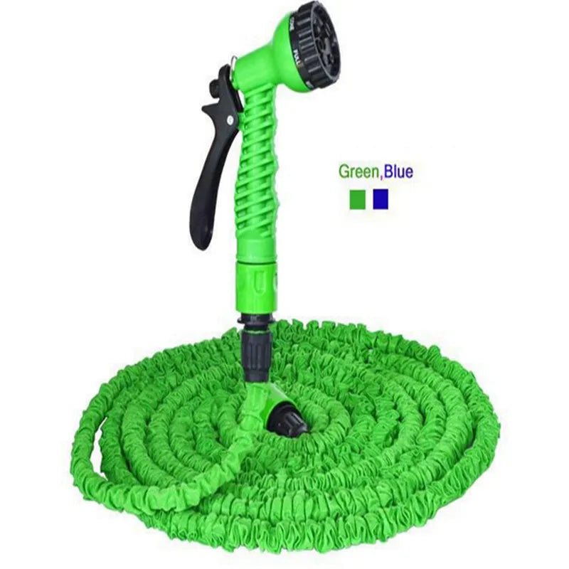 Tubo da giardino espandibile e flessibile con pistola spray – 25‑200 ft