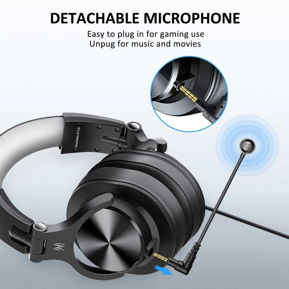 Cuffie Gaming con microfono staccabile 3,5 mm, Over‑Ear, per PC, PS4 e Xbox