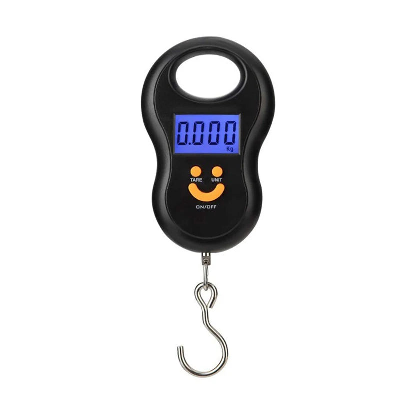 Bilancia digitale da sospensione 50 kg con display LCD retroilluminato