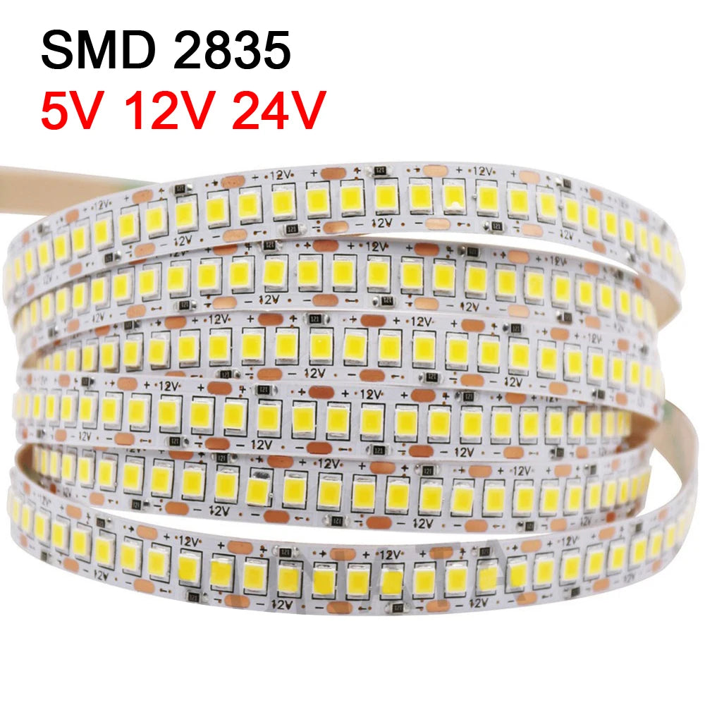 Striscia LED 2835 5 m 12 V, 240 LED/m, luce regolabile 2700‑6500 K