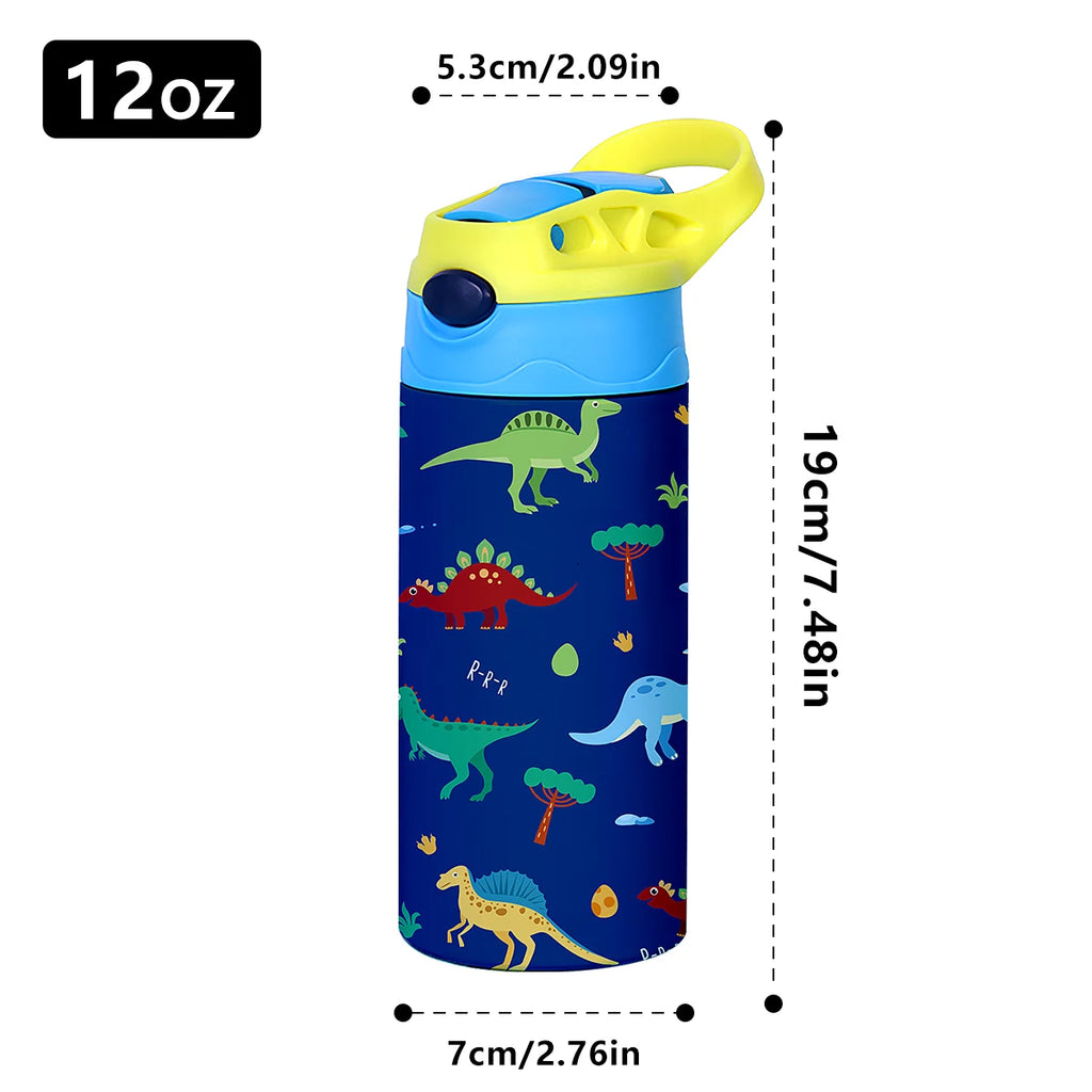 Thermos Tazza da 350ml con Design Cartoons – Acciaio Inox Isolata per Bambini