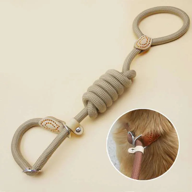 Guinzaglio a corda scorrevole in nylon rinforzato, regolabile per cani di…