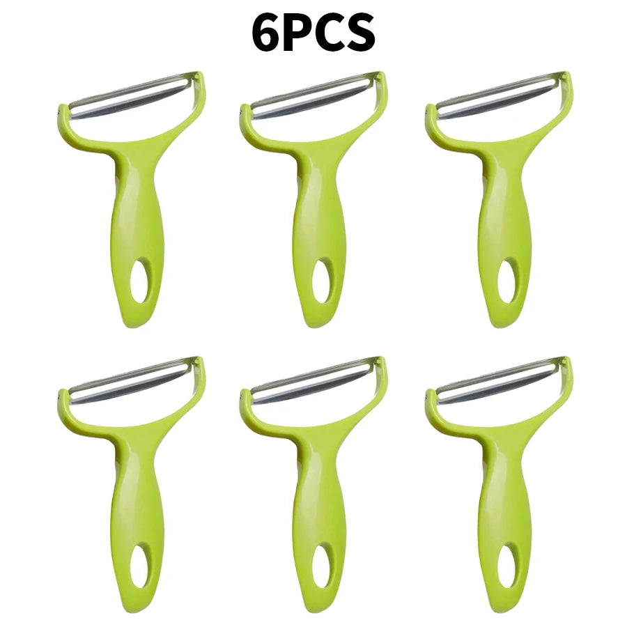 Set da 3 grattugie multiuso per verdure – bocca larga e lame in acciaio inox