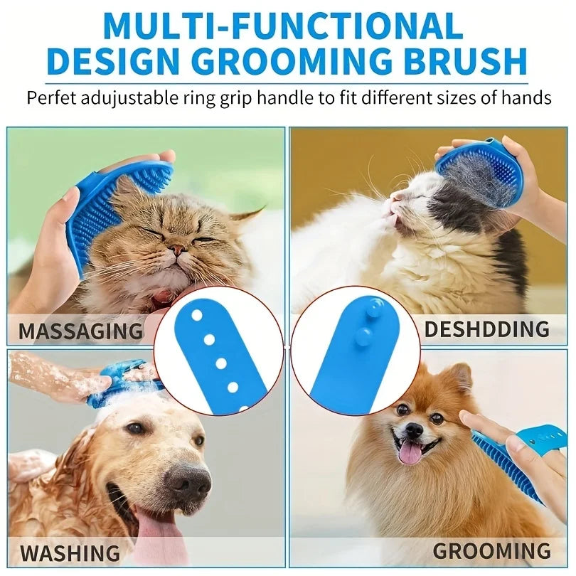 Kit per Cura Pelo Animali – Spazzola e Guanto De-shedding 2 pezzi
