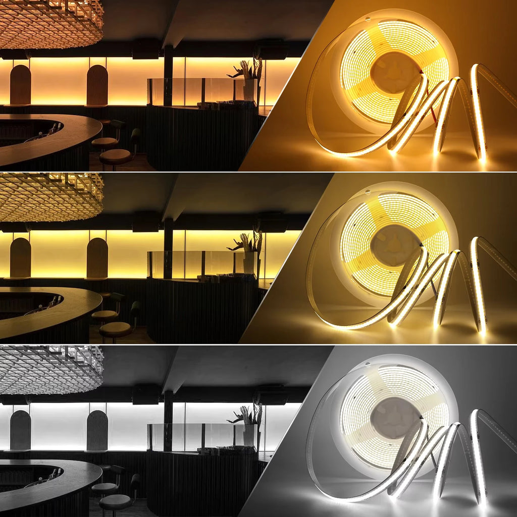 Striscia LED COB USB 5V 3/5/8 mm Multi‑colore per TV e decorazione