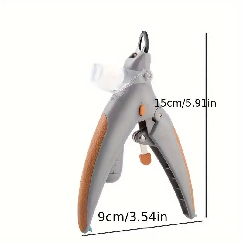 Tagliunghie professionale per animali con luce LED – forbici in acciaio inox