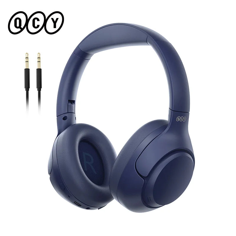 Cuffie wireless con ANC 43 dB, 60 h di autonomia e Bluetooth 5.4