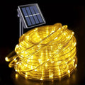 Filo LED Solare da Giardino 32 m – Luce Natalizia e Decorazioni per Eventi