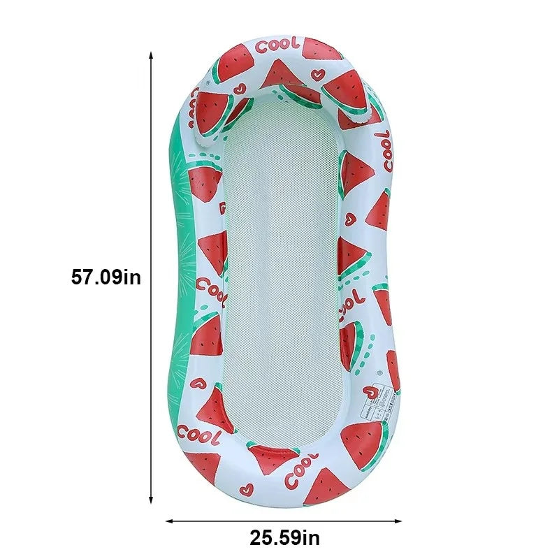 Hamac gonflable pour eau – Matelas flottant de piscine et plage