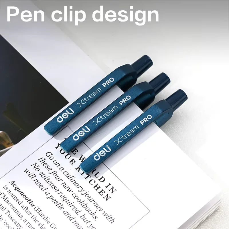 Penna a sfera retrattile 0,7 mm – 12 pezzi, inchiostro nero e blu, scrittura…