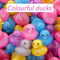 Papere di gomma colorate – set da 1‑100 pezzi per feste, piscina e compleanni