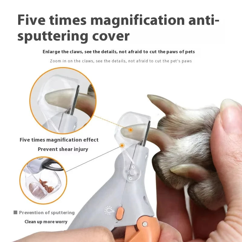 Tagliaunghie LED per cani e gatti – Cura sicura e precisa delle unghie