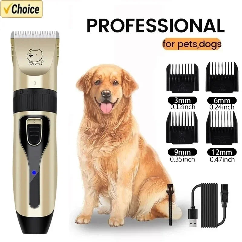 Clipper elettrico professionale per cani e gatti – Rasoio ricaricabile USB