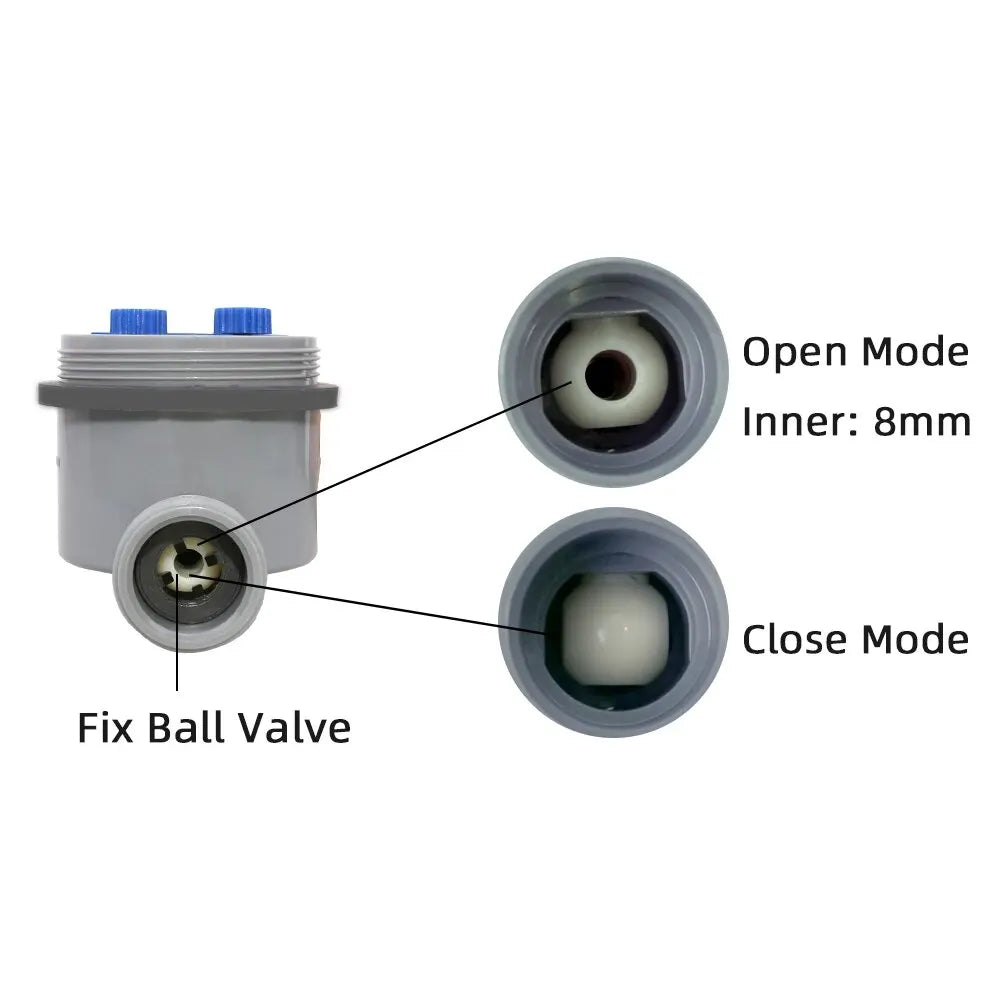 Timer d'irrigazione analogico con valvola a sfera per giardino - controllo…