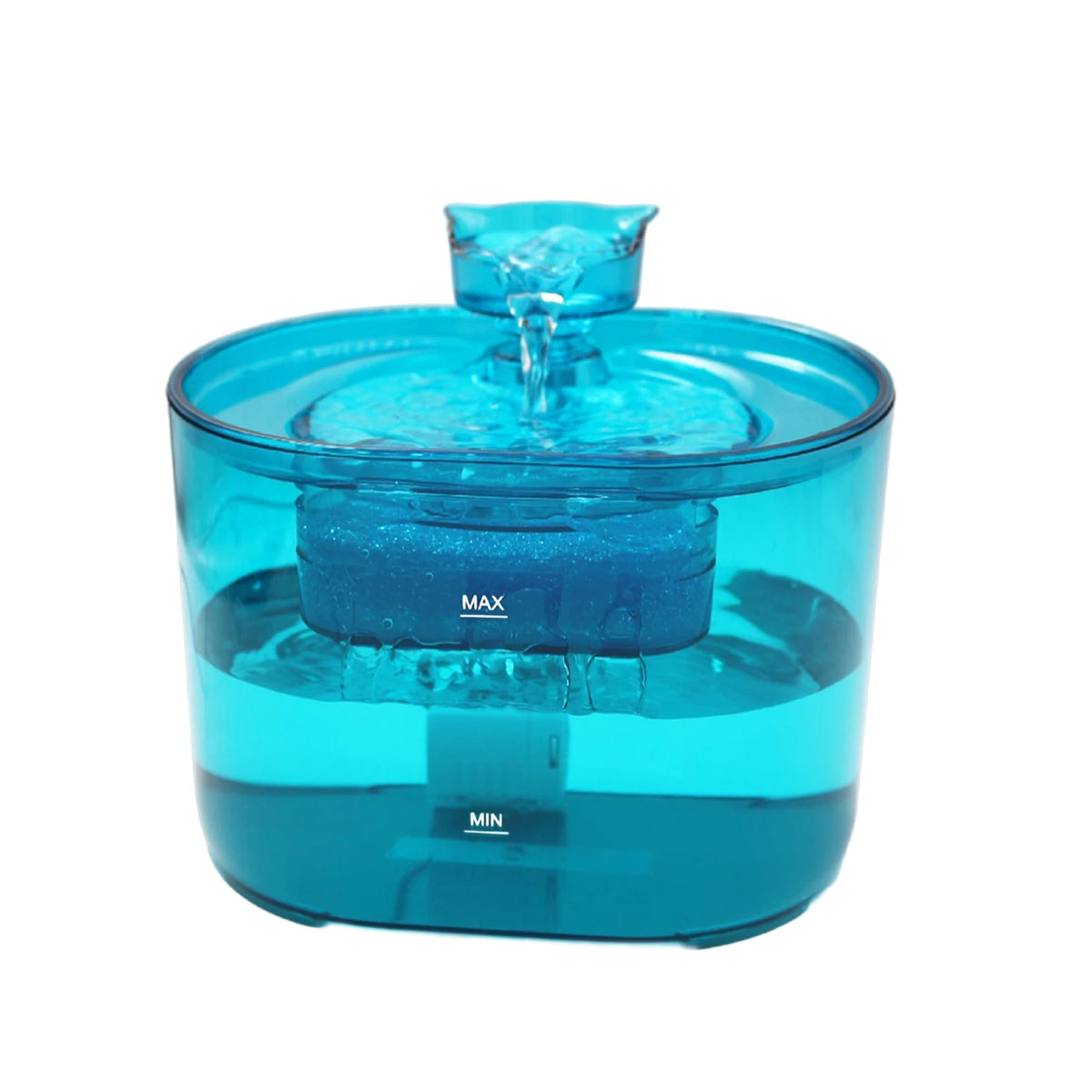Fontana per Gatti Silenziosa USB 2,2L – Distributore d'Acqua Automatico