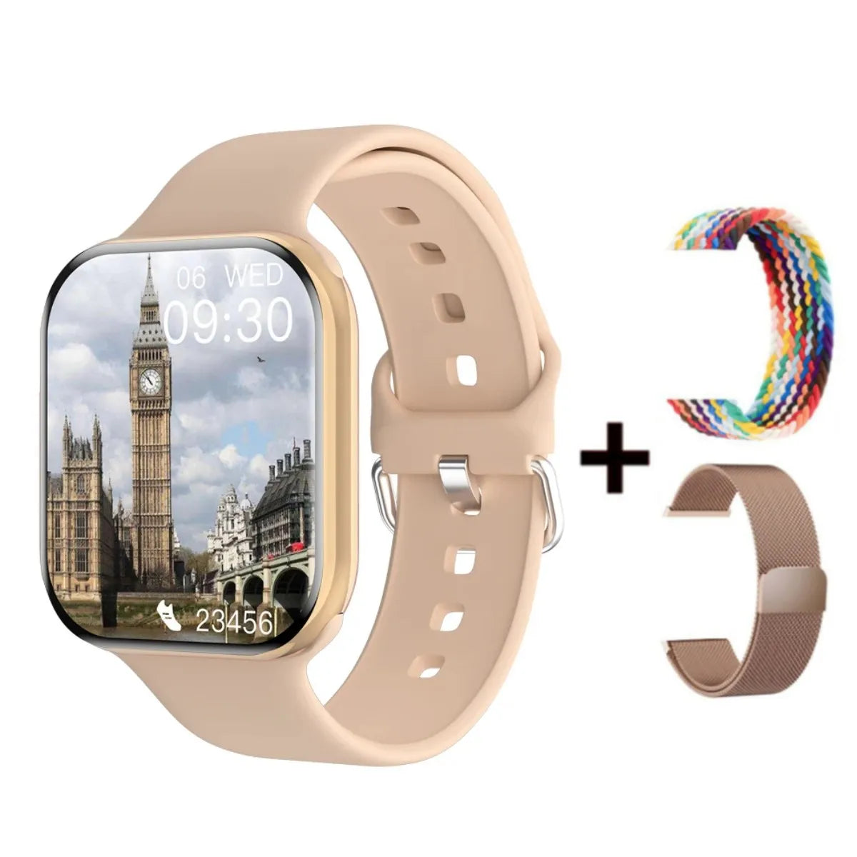 Smartwatch 2026 GPS per Apple, AMOLED HD 1.9", 10 sport, impermeabile IP68,…