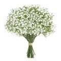 10/15pcs Artificial Flowers Baby Breath Flower Fake Gypsophila for Wedding Party Home Decoration Floral Bouquets DIY Accessories