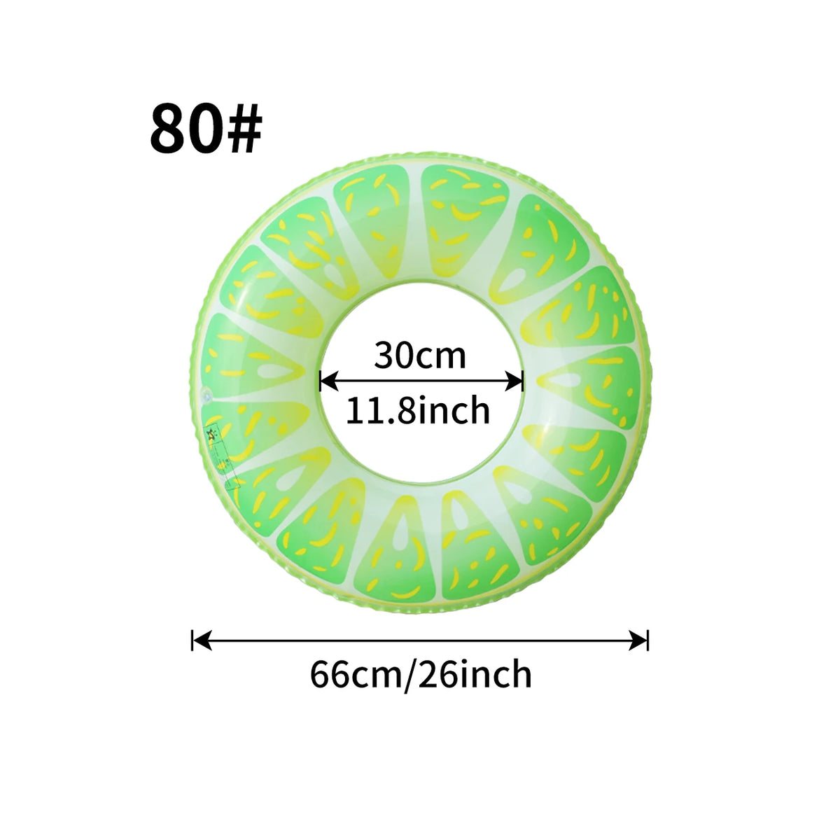 Anello gonfiabile Watermelon in PVC per piscina e spiaggia