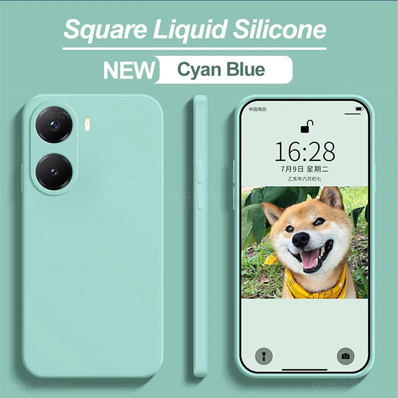 Cover Silicone Liquido Shockproof per Xiaomi Poco X7 X8 Pro Max