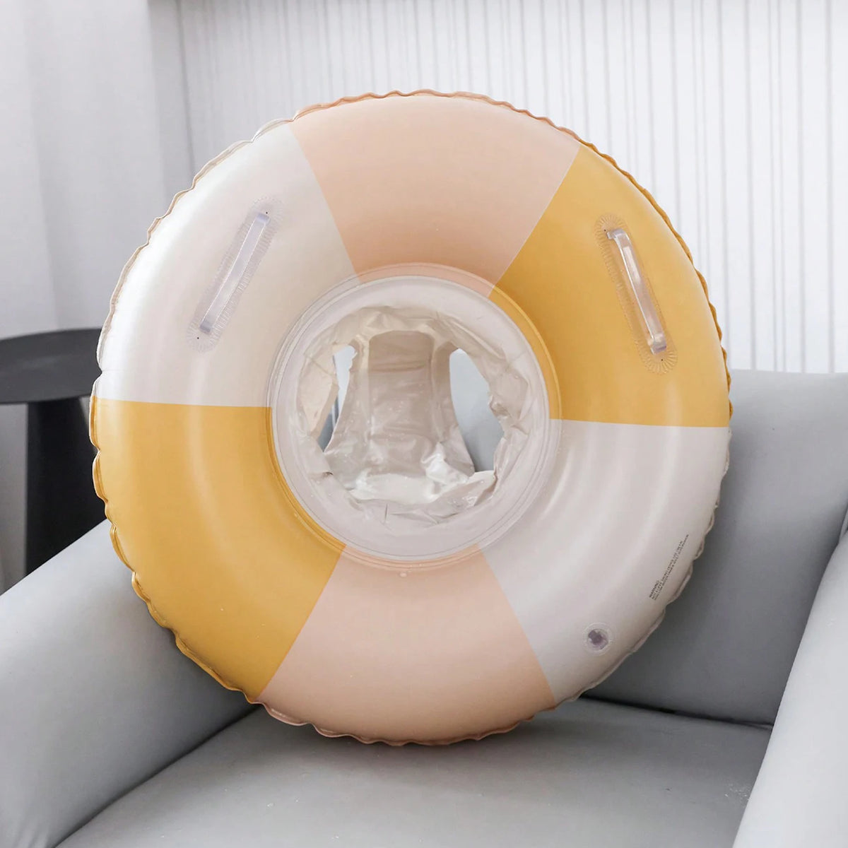 Anello gonfiabile in PVC con maniglie – relax estivo in piscina