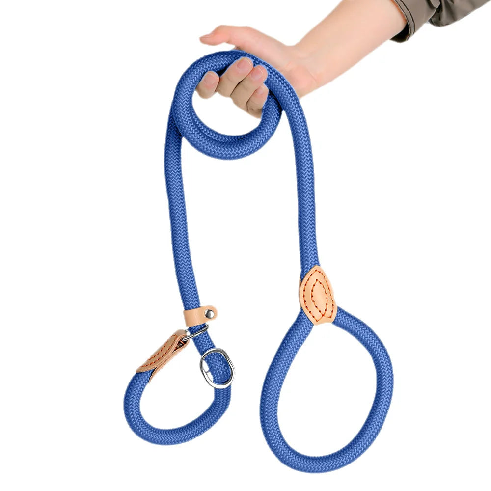 Guinzaglio in Nylon Intrecciato Regolabile per Cani Piccoli e Medi – Resistente…