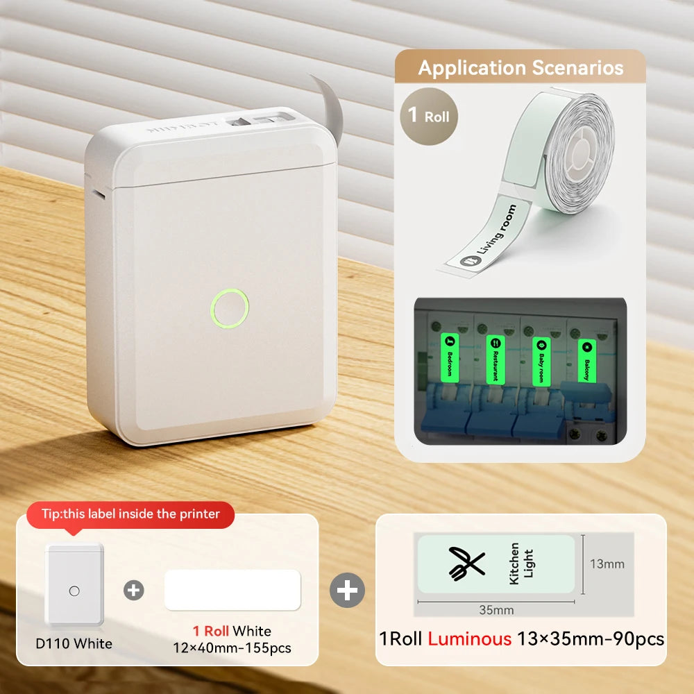 Stampante termica portatile Mini wireless per etichette adesive