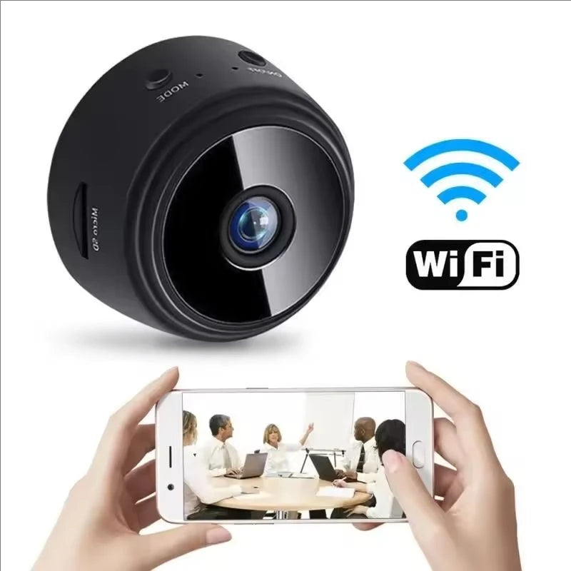 Mini Camera Wi‑Fi HD 720p con batteria – Monitoraggio remoto per casa…